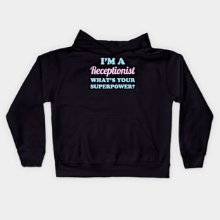 Receptionist Funny Kids Hoodie